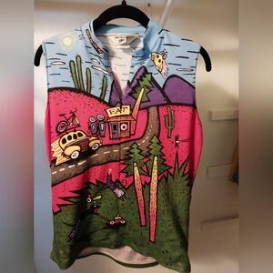 Sugoi Cycling Jersey Women Large Sleeveless